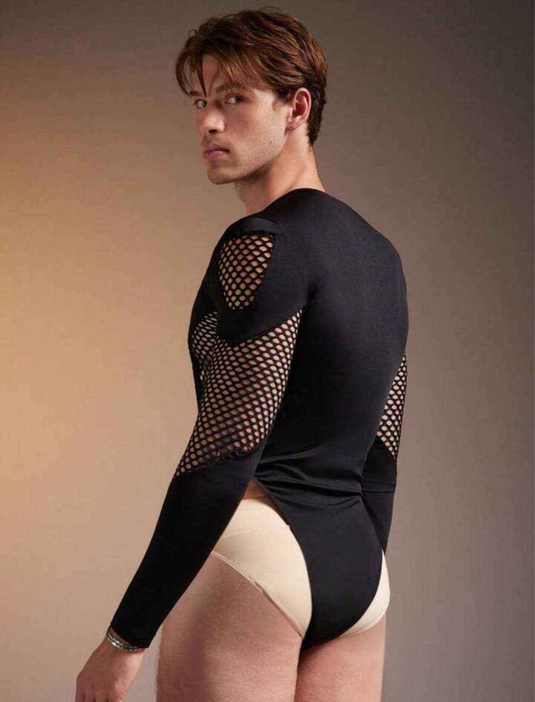 Shadow Mesh Cut- Out Bodysuit